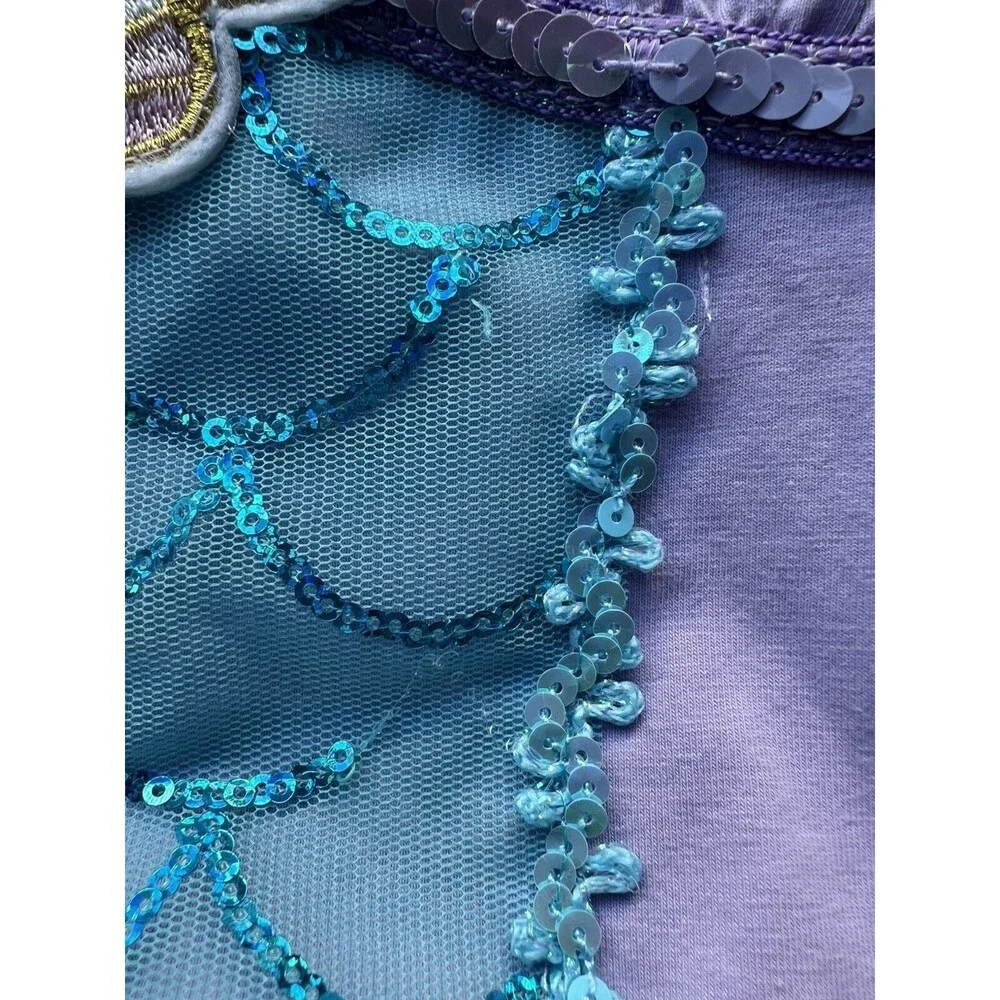 Los Angeles Boutique Tutu Leotard Dance Dress Up Party Outfit Mermaid Sequin 4-5